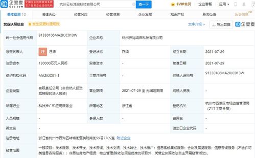 螞蟻集團(tuán)成立云裕鴻啟科技，13億加碼信息系統(tǒng)集成服務(wù)